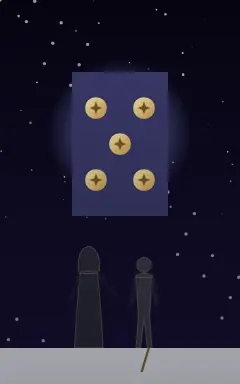 펜타클 5 (Five of Pentacles)