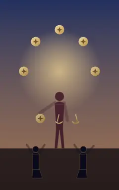 펜타클 6 (Six of Pentacles)